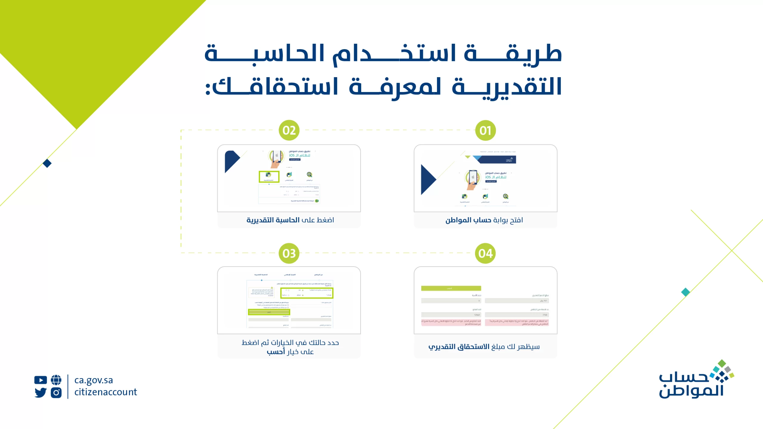 كيف اعرف اني مسجل في حساب المواطن 1444؟