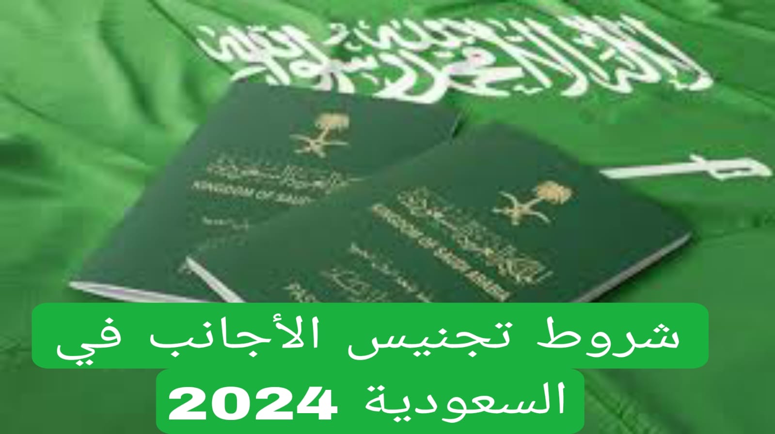 شروط تجنيس الأجانب في السعودية 2024